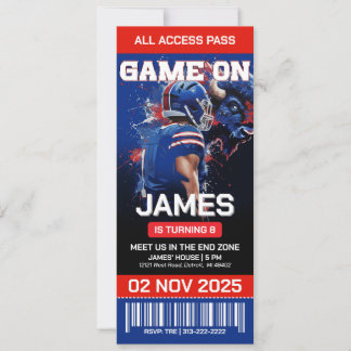 Invitación al cumpleaños del fútbol: descarga digi