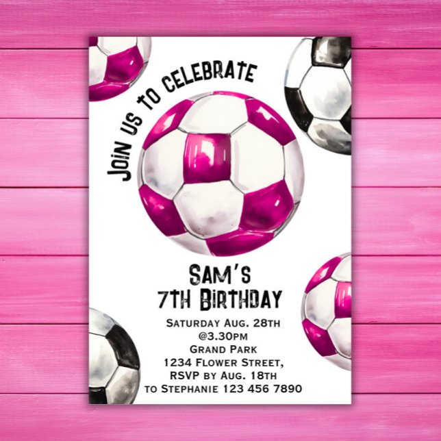 Invitación al cumpleaños del fútbol - Fiesta de fú (Subido por el creador)