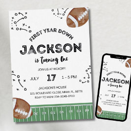 Invitación al cumpleaños del fútbol, primer año ab