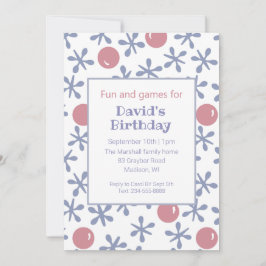 Invitación al cumpleaños del juego de los Jacks di