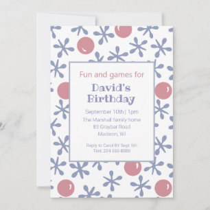 Invitación al cumpleaños del juego de los Jacks di