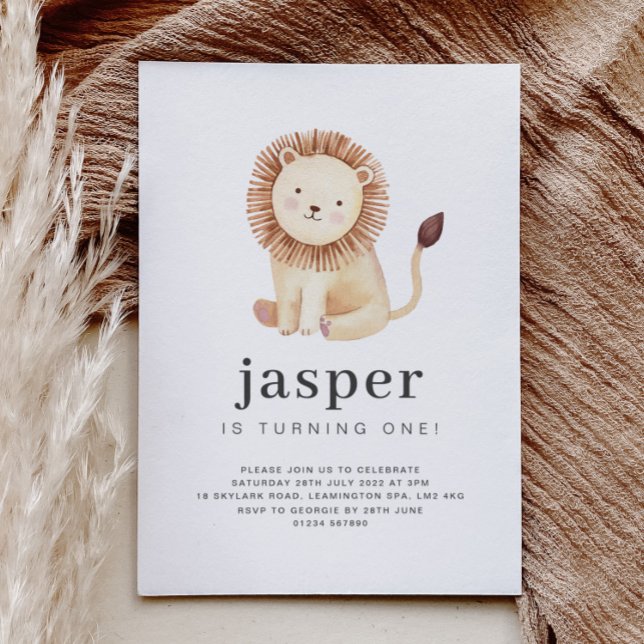 Invitación al cumpleaños del león (Subido por el creador)
