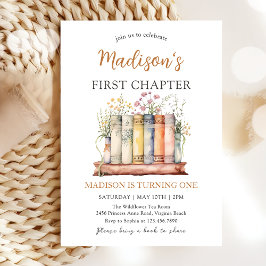 Invitación al cumpleaños del libro de cuentos de c