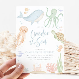 Invitación al cumpleaños del mar, bajo el mar