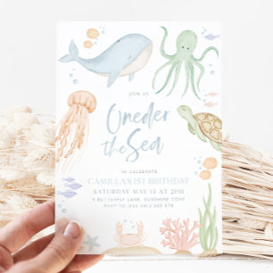 Invitación al cumpleaños del mar, bajo el mar