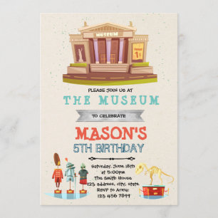 Invitación al cumpleaños del museo