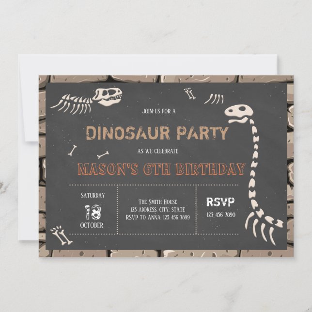 Invitación al cumpleaños del museo (Anverso)