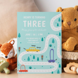 Invitación al cumpleaños del niño del niño del coc