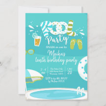 Invitación al cumpleaños del niño Fiesta de la pis