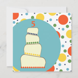 Invitación al cumpleaños del niño Personalizable -