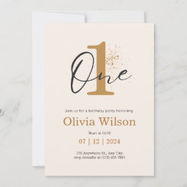 Invitación al cumpleaños del niño y el bebé