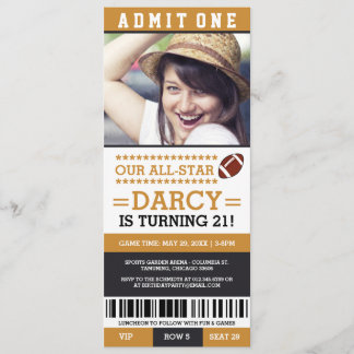 Invitación al cumpleaños del partido de fútbol