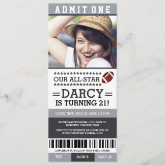 Invitación al cumpleaños del partido de fútbol