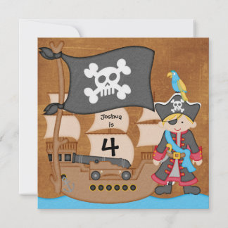 Invitación al cumpleaños del Personalizado del buq
