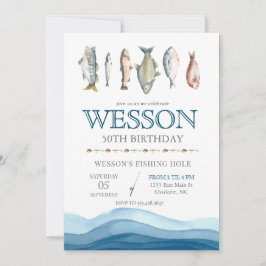 Invitación al cumpleaños del pez, cumpleaños del h