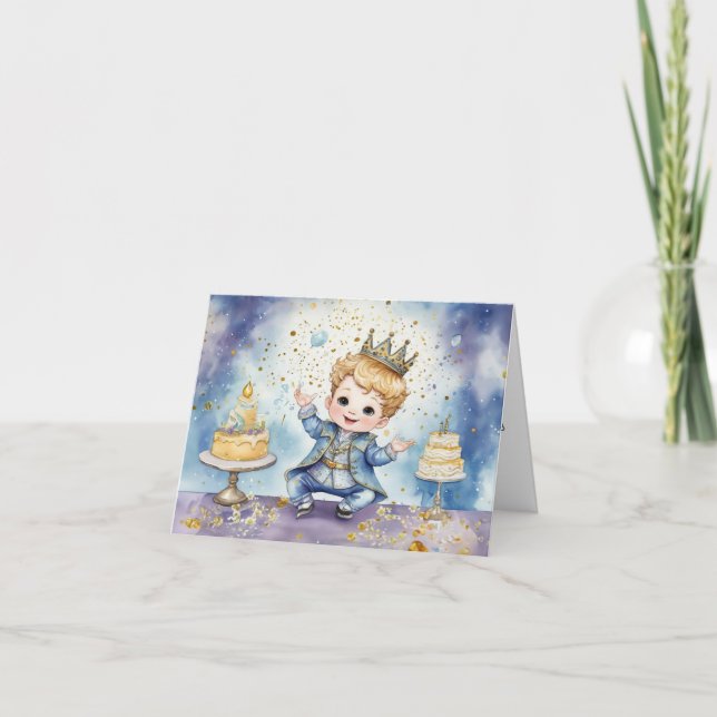 Invitación al cumpleaños del príncipe real (Anverso)