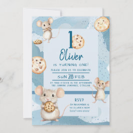 Invitación al cumpleaños del ratón y la cookie
