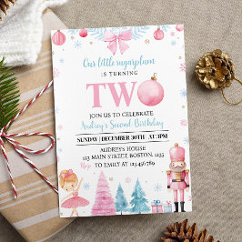 Invitación al cumpleaños del recién nacido de la P