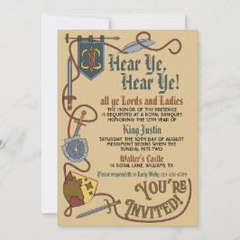 Invitación al cumpleaños del Rey del Renacimiento 