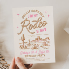 Invitación al cumpleaños del Rodeo Conjunto de chi