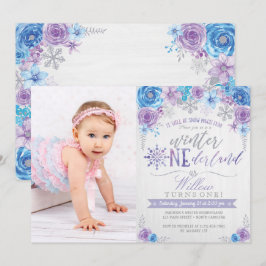 Invitación al cumpleaños del Snowflake de ONEderla