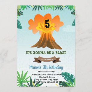 Invitación al cumpleaños del volcán