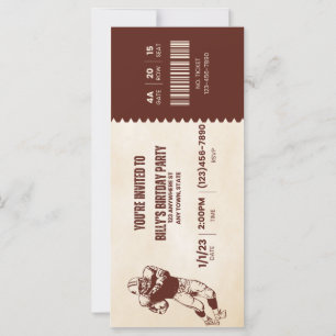 Invitación al cumpleaños deportivo