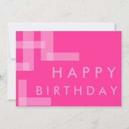 Invitación al cumpleaños geométrico