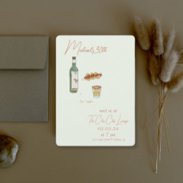 Invitación al cumpleaños nocturno del taco mezcal