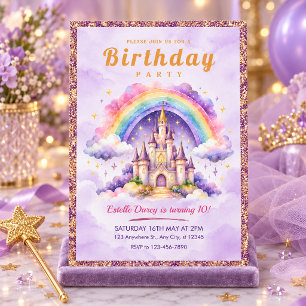 Invitación al cumpleaños número 10 del Castillo de