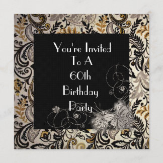 Invitación al cumpleaños número 60 mujeres