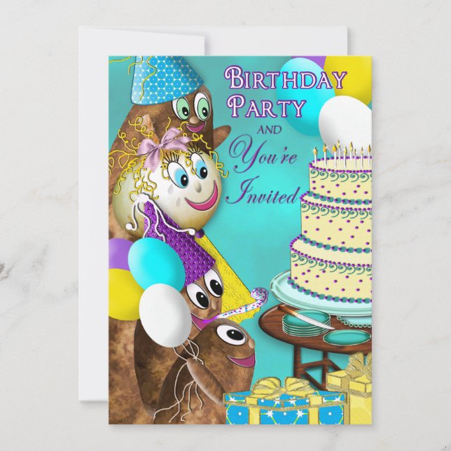 INVITACIÓN AL CUMPLEAÑOS - RECOPILACIÓN DE FAMILIA (Anverso)
