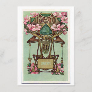 Invitación al cumpleaños zodiaco de Gemini de Nouv