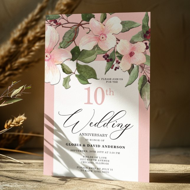 Invitación al décimo aniversario del Boda de Peach (Subido por el creador)