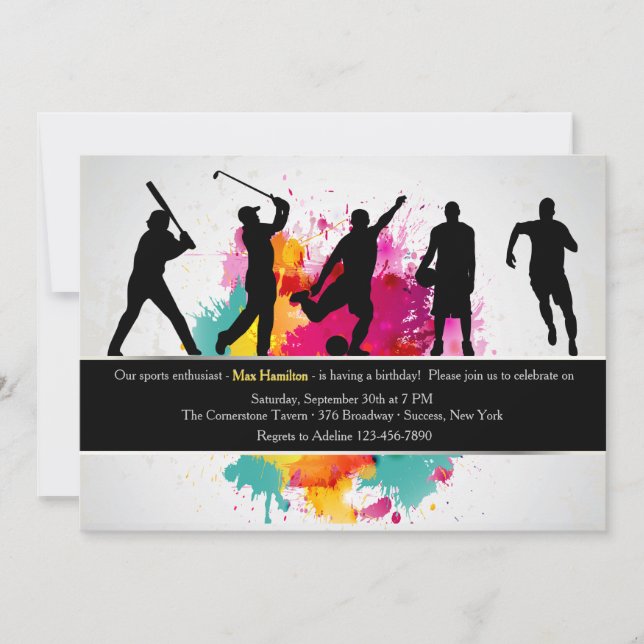 Invitación al deportista (Anverso)