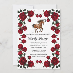 Invitación al Derby de Kentucky con Corona de Rosa