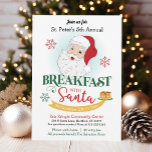 Invitación al desayuno con Santa Navidades<br><div class="desc">¡¡Desayuno con Santa!! Disfrute de la recaudación de fondos para niños de este Navidad Desayuno con un folleto de Santa para invitar a los huéspedes a su fiesta infantil,  comunidad o Navidad de escuela en la fiesta temática de vacaciones. ¡Personaliza tus detalles!</div>