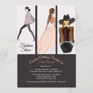 Invitación al Desfile de Moda