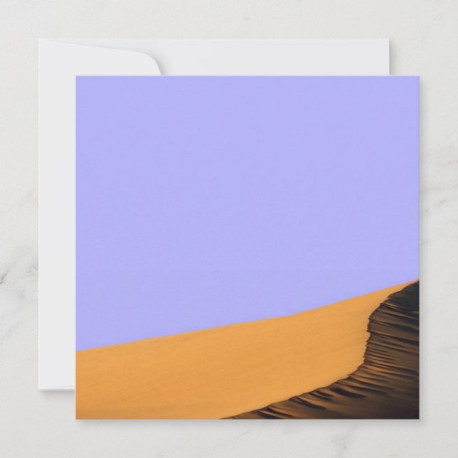 Invitación al desierto (Anverso)