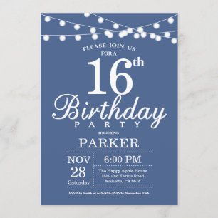 Invitación al día 16 Azul