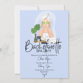 Invitación al Día de Bachelorette Spa