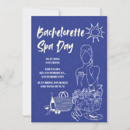 Invitación al Día de Bachelorette Spa
