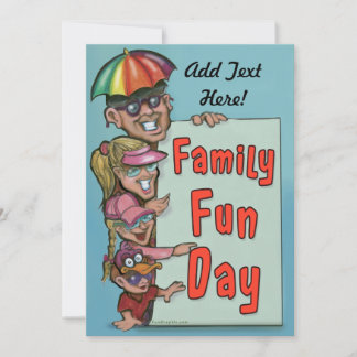 Invitación al Día de Diversión de la Familia Picni