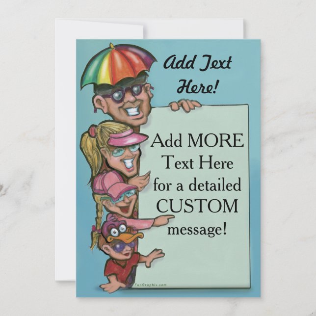 Invitación al Día de Diversión de la Familia Picni (Anverso)