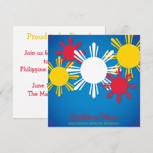 Invitación al Día de la Independencia de Filipinas