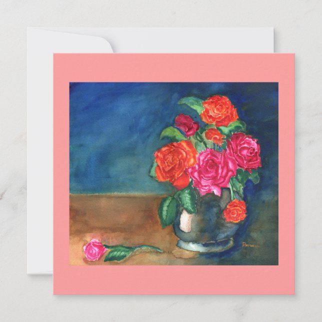 Invitación al Día de la Madre de los rosas (Anverso)