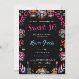Invitación al Día de los Dulces Muertos 16