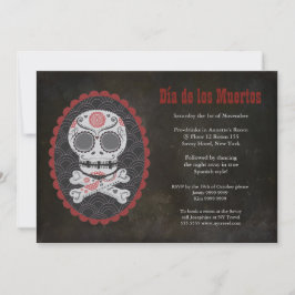 Invitación al Día de los Muertos del Fiesta Muerto