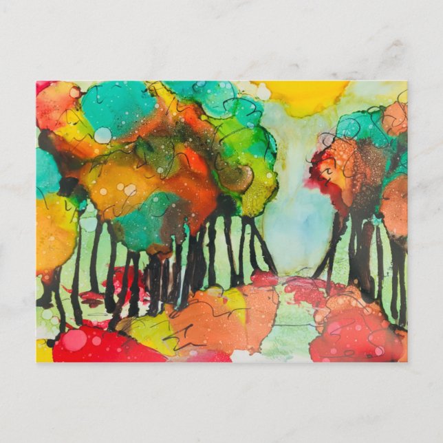 Invitación al Día de Otoño Invitación a caer en am (Anverso)