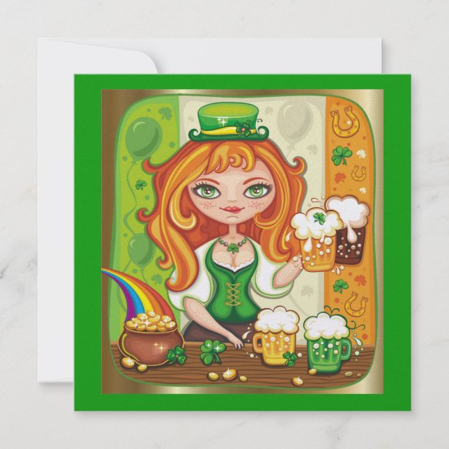 Invitación al Día de San Patricio (Anverso)